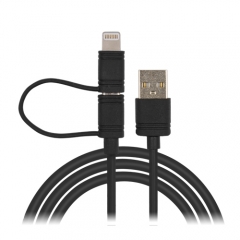 MFi 2 in 1 Lightning & Micro USB Cable