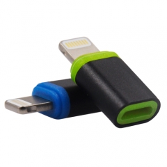 Ultracompact Micro USB to Lightning Adaptor -- Double Housed Construction